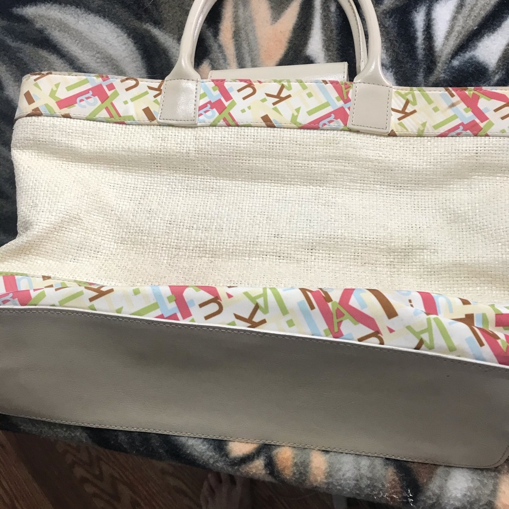 Ann Klein purse.  Mix textiles.